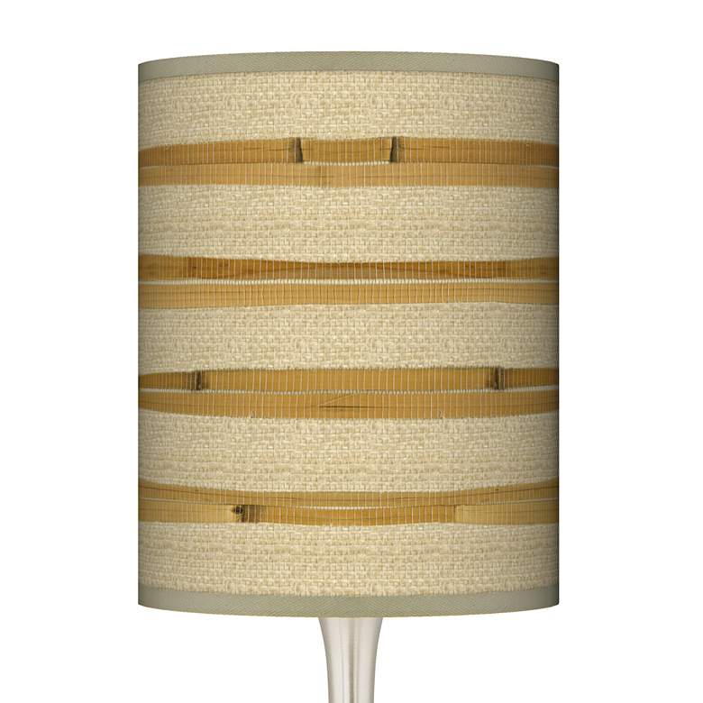 Image 3 Giclee Glow Droplet 23 1/2" Bamboo Wrap Shade Modern Table Lamp more views