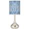 Giclee Glow Droplet 23 1/2" Beachcomb Blue Modern Coastal Table Lamp
