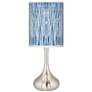 Giclee Glow Droplet 23 1/2" Beachcomb Blue Modern Coastal Table Lamp