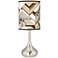 Giclee Glow Droplet 23 1/2" Craftsman Mosaic Giclee Shade Table Lamp