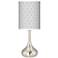 Giclee Glow Droplet 23 1/2" Diamonds Shade Modern Table Lamp