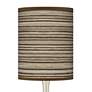 3_Giclee Glow Droplet 23 1/2" Faux Cedar Zebrawood Shade Table Lamp more views