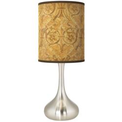 Giclee Glow Droplet 23 1/2&quot; Golden Versailles Modern Table Lamp