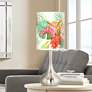 1_Giclee Glow Droplet 23 1/2" High Island Floral Tropical Table Lamp