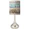 Giclee Glow Droplet 23 1/2" High Marble Jewel Shade Modern Table Lamp