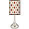 Giclee Glow Droplet 23 1/2" High Retro Lattice Shade Modern Table Lamp