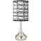 Giclee Glow Droplet 23 1/2" High Rhombi Shade Modern Table Lamp