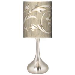 Giclee Glow Droplet 23 1/2" Laurel Court Shade Modern Table Lamp
