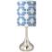 Giclee Glow Droplet 23 1/2" Modern Leaf Symmetry Table Lamp