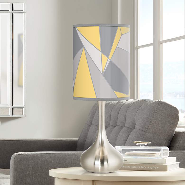 Image 1 Giclee Glow Droplet 23 1/2" Modern Mosaic II Modern Table Lamp
