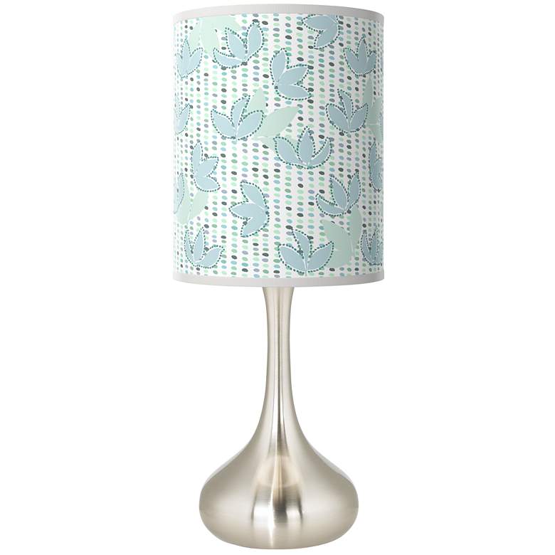 Image 1 Giclee Glow Droplet 23 1/2" Spring Shade Modern Table Lamp