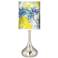 Giclee Glow Droplet 23 1/2" Starry Dawn Shade Modern Table Lamp