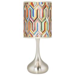 Giclee Glow Droplet 23 1/2" Synthesis Shade Modern Table Lamp