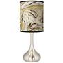 1_Giclee Glow Droplet 23 1/2" Venetian Shade Modern Table Lamp