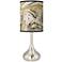 Giclee Glow Droplet 23 1/2" Venetian Shade Modern Table Lamp