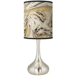 Giclee Glow Droplet 23 1/2" Venetian Shade Modern Table Lamp