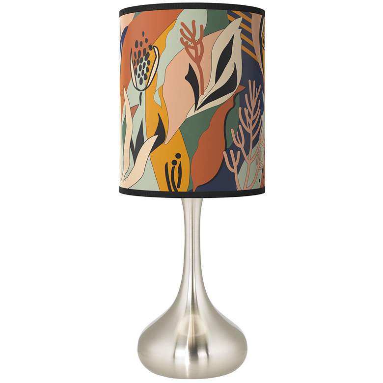 Image 1 Giclee Glow Droplet 23 1/2 inch Wild Desert Shade Modern Table Lamp