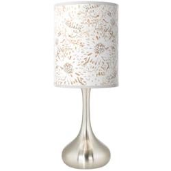 Giclee Glow Droplet 23 1/2" Windflowers Shade Table Lamp