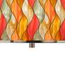 Thumbnail2 of Giclee Glow Flame Mosaic 16" Wide Drum Shade Pendant Light more views