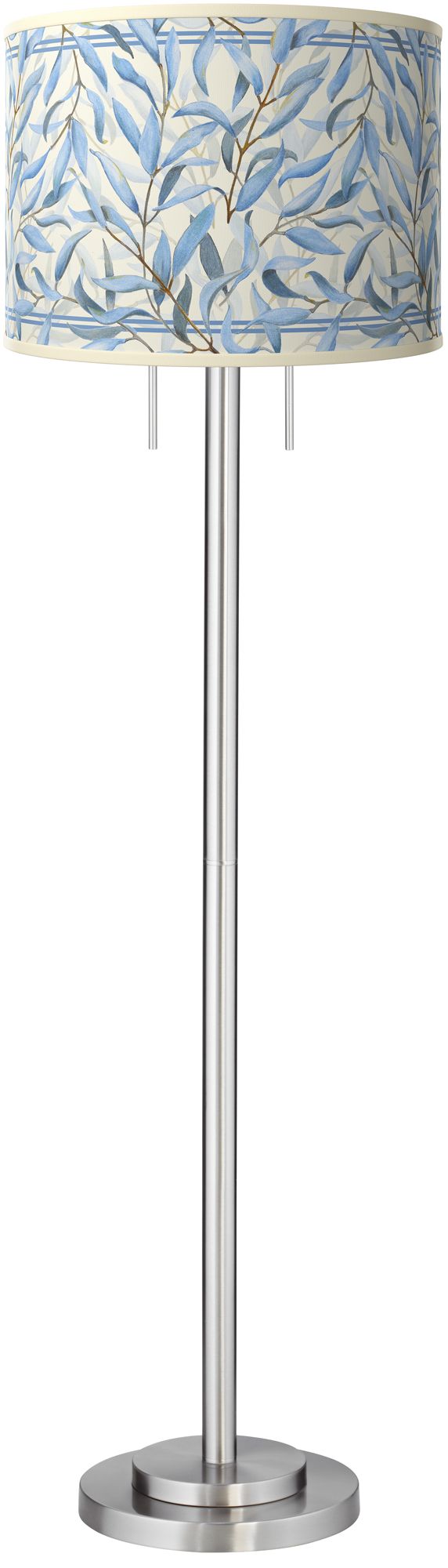 Giclee Glow Garth 63" Amity Giclee Brushed Nickel Floor Lamp