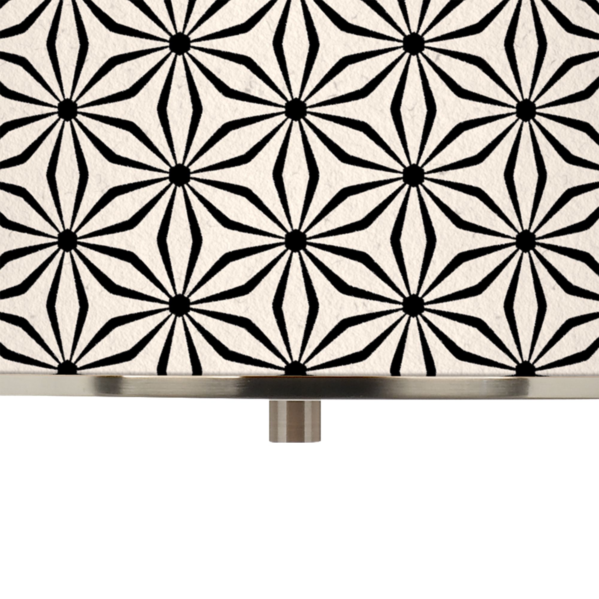 Image 2 Giclee Glow Kaleidoscope Flowers 16" Wide Drum Shade Pendant Light more views