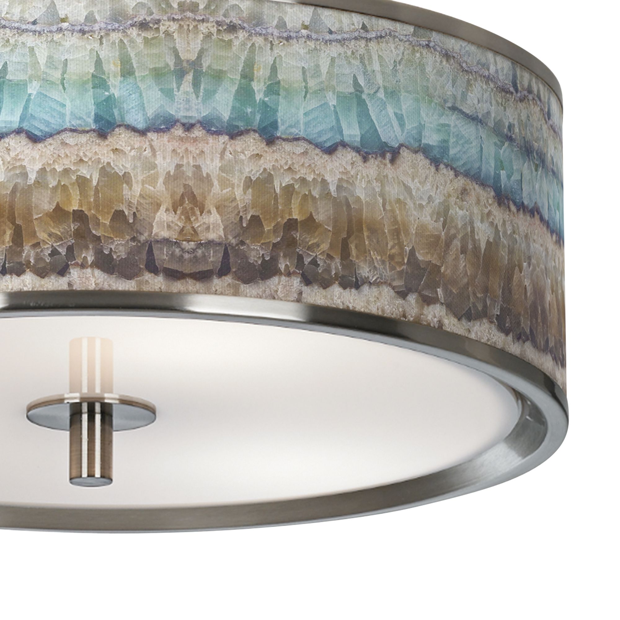 Image 3 Giclee Glow Marble Jewel 14" Wide Contemporary Ceiling Light more views