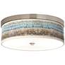 Giclee Glow Marble Jewel 14" Wide Energy Efficient Ceiling Light