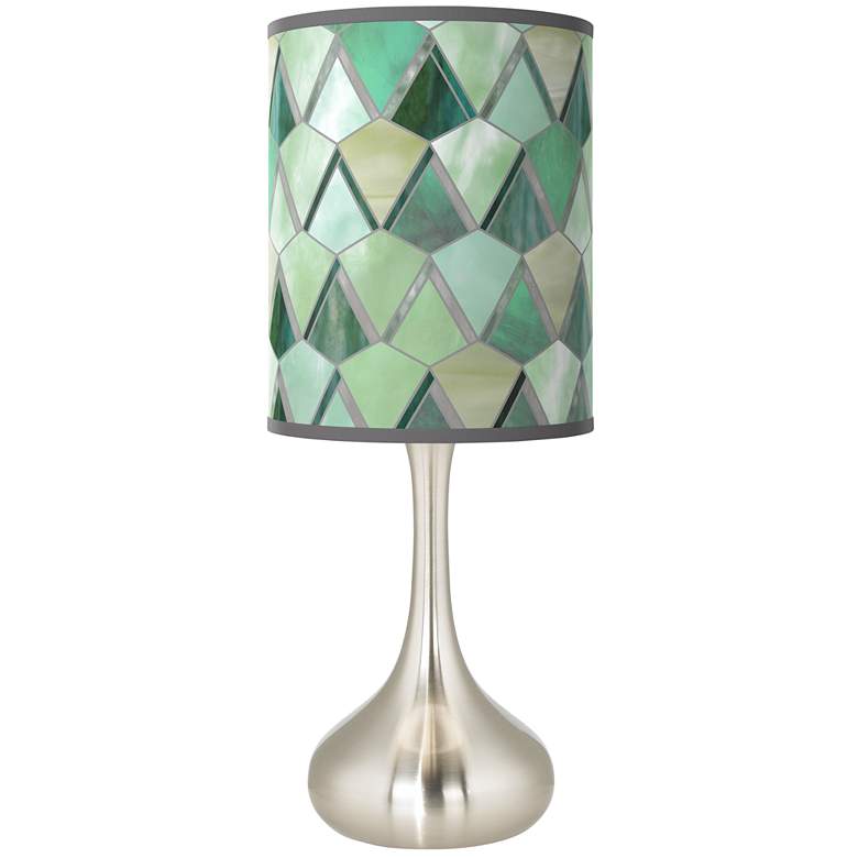Image 1 Giclee Glow Misty Morning Giclee 23 1/2" High Droplet Table Lamp