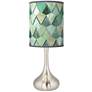 Giclee Glow Misty Morning  Giclee 23 1/2" High Droplet Table Lamp