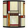 1_Giclee Glow Modern Squares Drum Lamp Shade 10x10x12 (Spider)