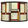 Giclee Glow Modern Squares Giclee Shade 12x12x8.5 (Spider)