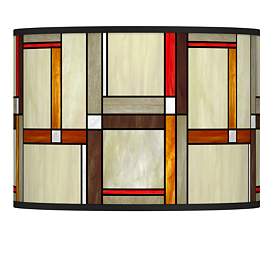 Image1 of Giclee Glow Modern Squares Lamp Shade 13.5x13.5x10 (Spider)