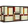 Giclee Glow Modern Squares Rectangular Lamp Shade 8/17x8/17x10 (Spider)