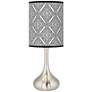 1_Giclee Glow Moroccan Diamonds II Droplet Table Lamp