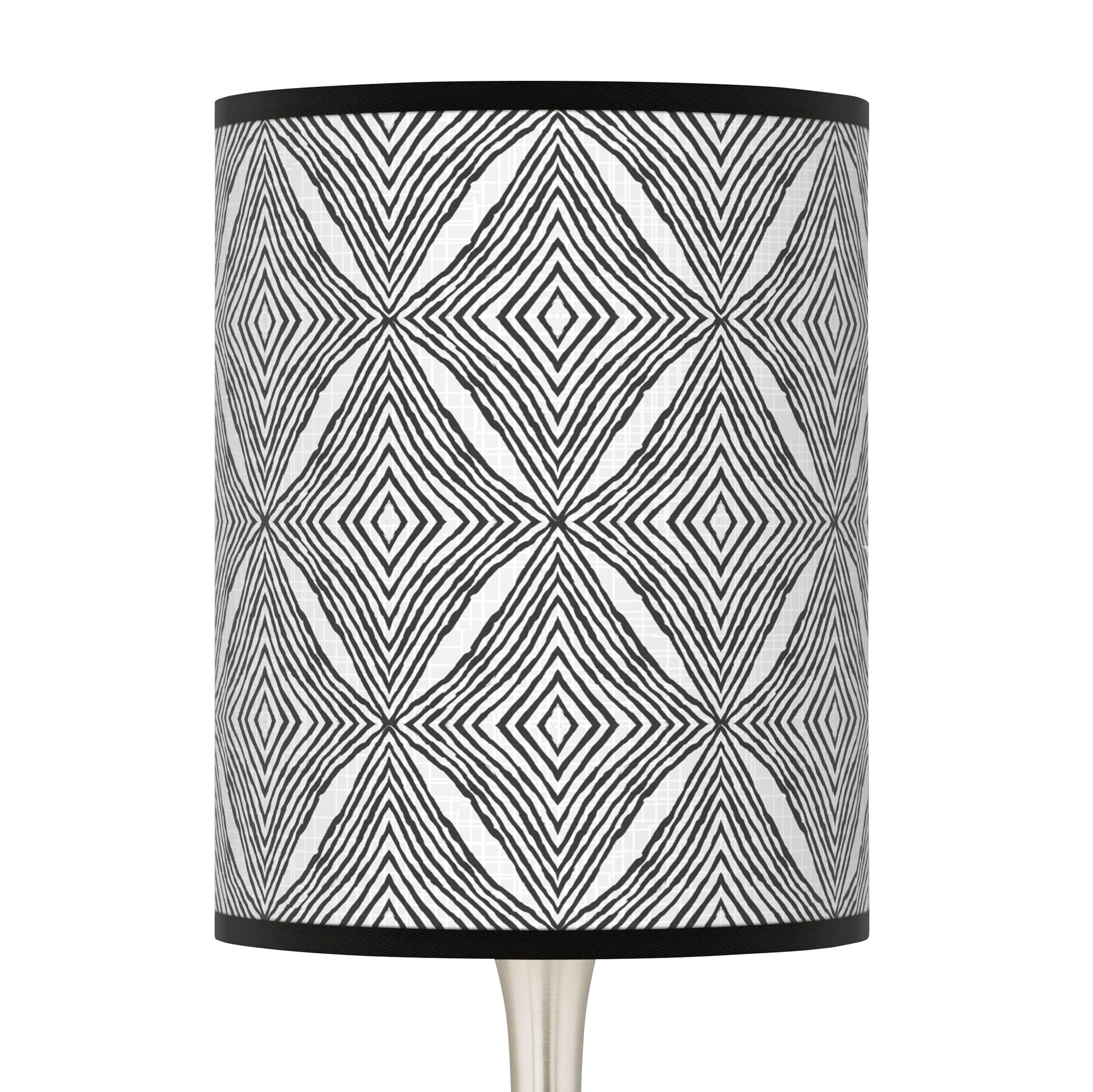 Image 2 Giclee Glow Moroccan Diamonds II Droplet Table Lamp more views