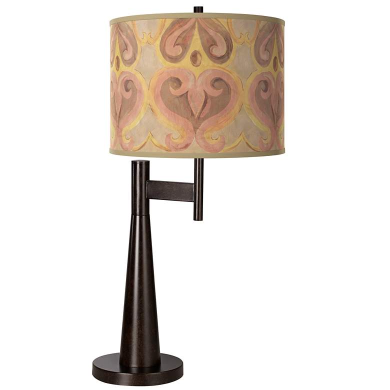 Image 1 Giclee Glow Novo 30 3/4 inch Aurelia Shade Bronze Table Lamp