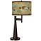 Giclee Glow Novo 30 3/4" Pine Cone Branch Shade Bronze Table Lamp
