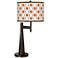 Giclee Glow Novo 30 3/4" Retro Lattice Shade Bronze Table Lamp