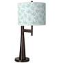 Giclee Glow Novo 30 3/4" Spring Shade Bronze Table Lamp