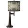 Giclee Glow Novo 30 3/4" Sprouting Marble Shade Bronze Table Lamp