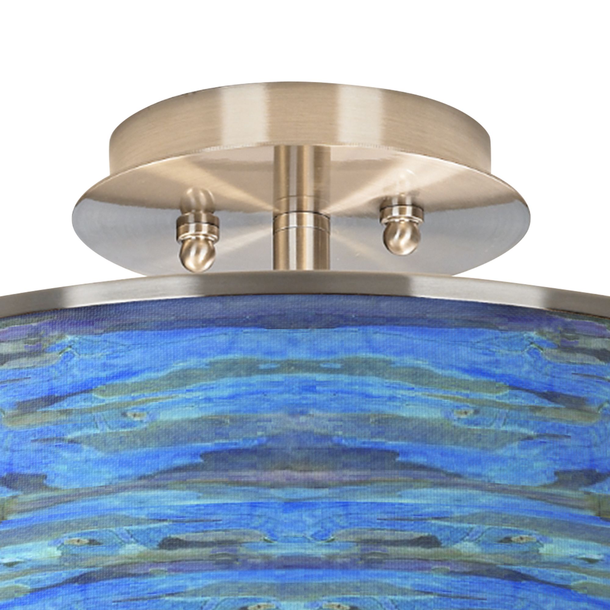 Image 2 Giclee Glow Oceanside 14" Wide Ceiling Light more views