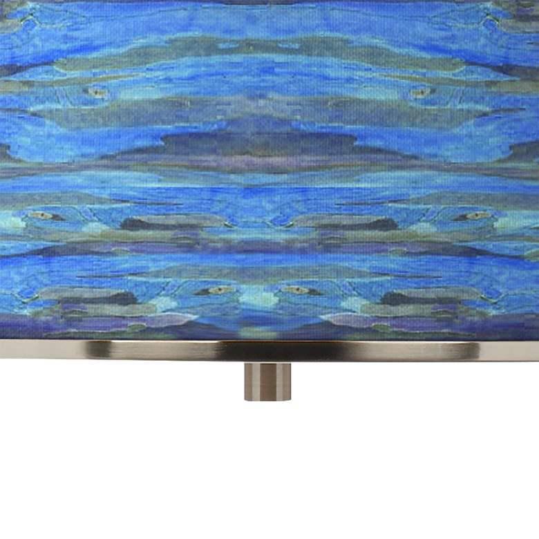 Image 2 Giclee Glow Oceanside 16" Wide Modern Blue Pendant Light more views