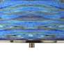 Giclee Glow Oceanside 16" Wide Modern Blue Pendant Light
