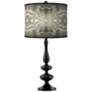 Giclee Glow Paley 29" Sprouting Marble Shade Black Table Lamp