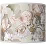 1_Giclee Glow Rosy Blossoms White Drum Lamp Shade 14x14x11 (Spider)