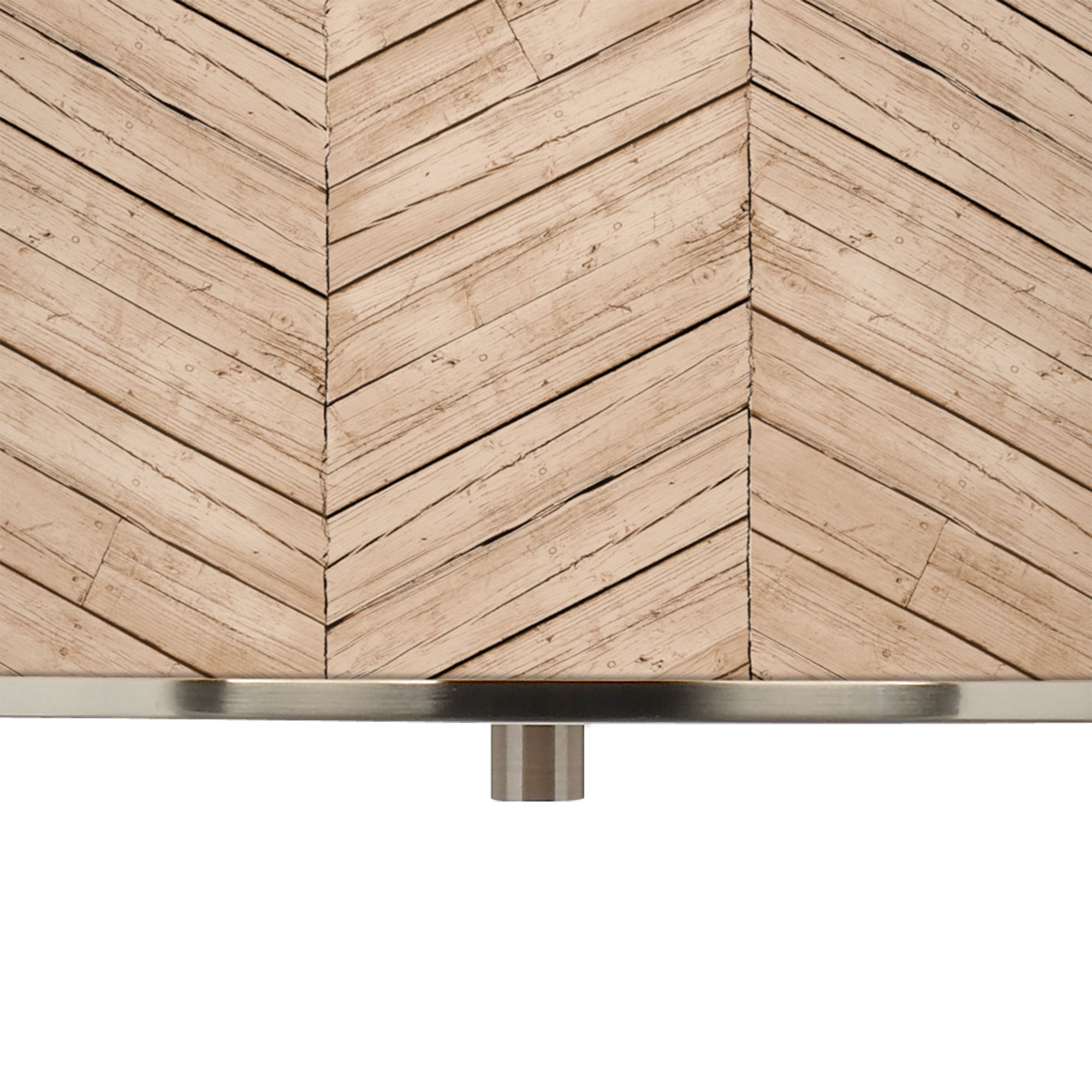 Image 2 Giclee Glow Rustic Woodwork  16" Wide Drum Shade Pendant Light more views