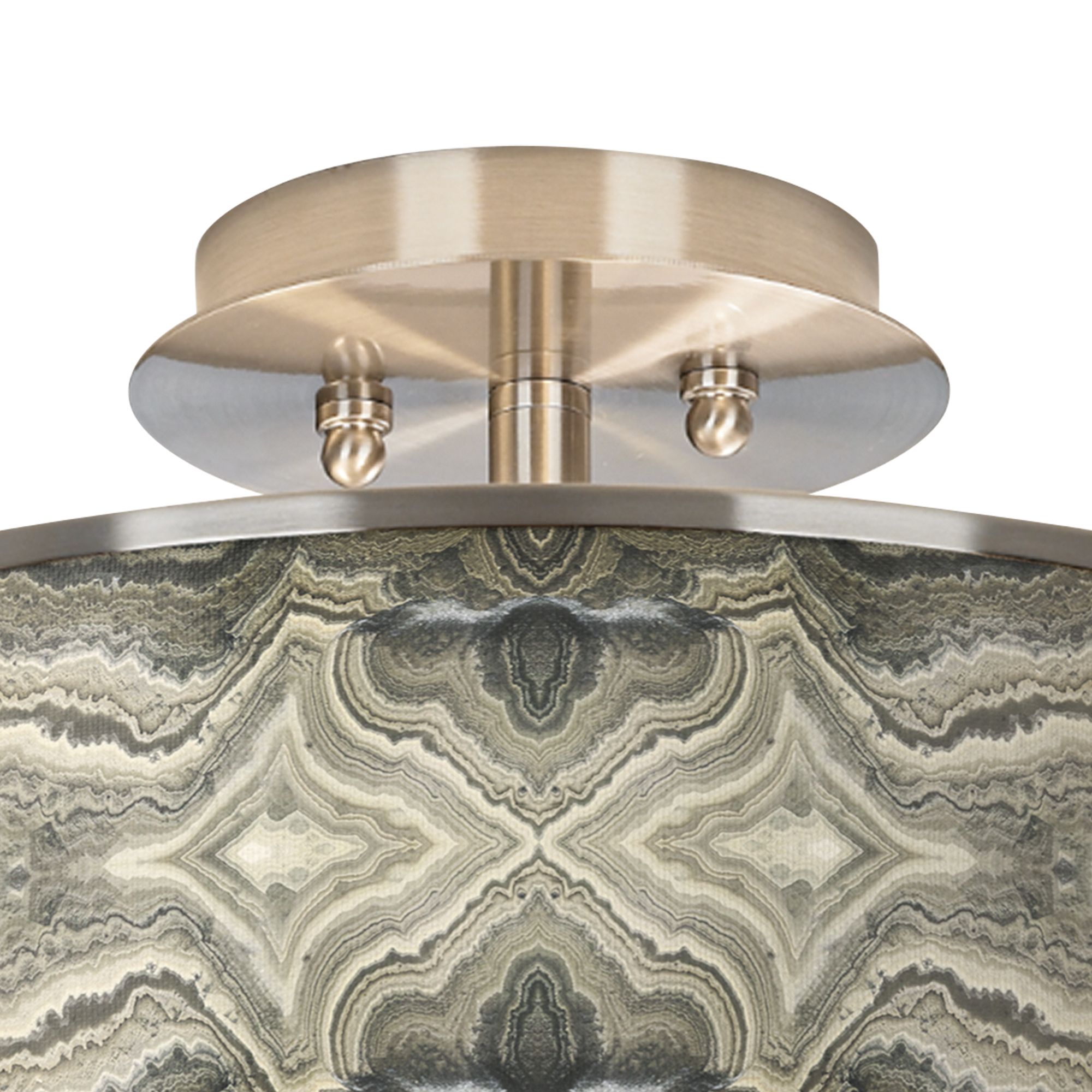 Image 2 Giclee Glow Sprouting Marble 14" Wide Ceiling Light more views