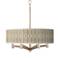 Giclee Glow Swell Ava 6-Light Nickel Pendant Chandelier