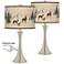 Giclee Glow Trish 24" Deer Lodge Touch Table Lamps Set of 2