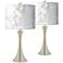 Giclee Glow Trish 26 1/4" Marble Glow Shade Touch Table Lamps Set of 2